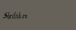 CrusaderGothicCondensed Italic 